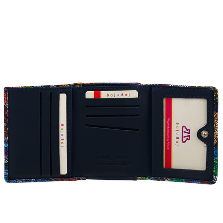 Mały portfel damski BajuBaj RFID kolorowy PD2000s13 RFID