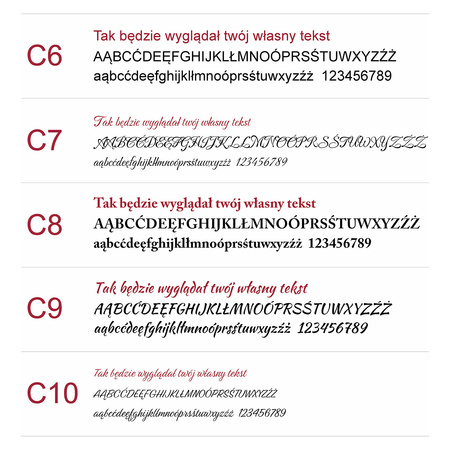 Skórzany brelok serce z Twoim napisem personalizowany prezent E25s165