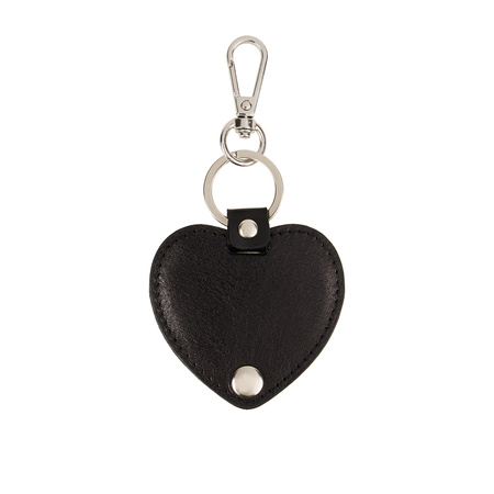 Skórzany brelok serce z Twoim napisem personalizowany prezent E25s164