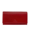 Duży czerwony portfel damski Canaletto ze skóry garbowanej roślinnie PD1602s165 GR RFID