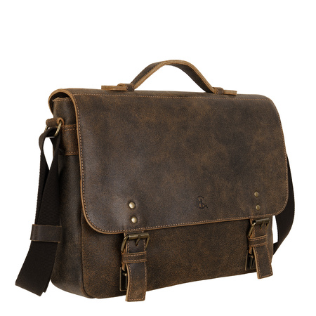 Torba męska Canaletto vintage skóra naturalna 14 cali TM258s235