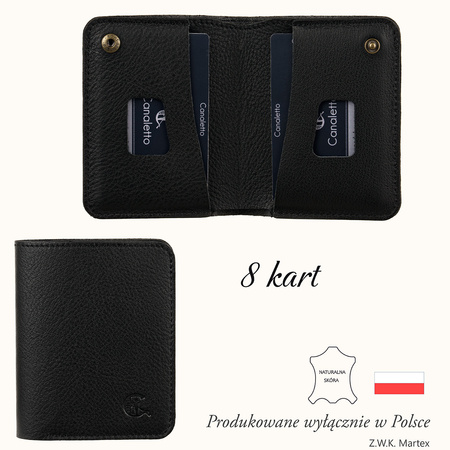 Małe Etui skórzane Canaletto Slim E9601s246