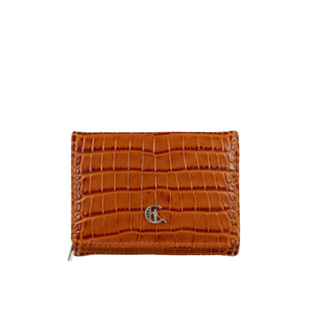 Portfel damski Canaletto ze skóry tłoczonej na wzór krokodyla – elegancja i bezpieczeństwo RFID PD2003s262 RFID