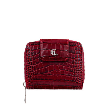 Skórzany portfel damski croco Canaletto z naturalnej skóry licowej PD1023s162 RFID