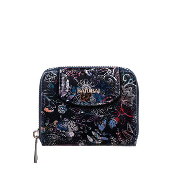 Dwustronny portfel damski z suwakiem BajuBaj ze skóry naturalnej PD1026s123