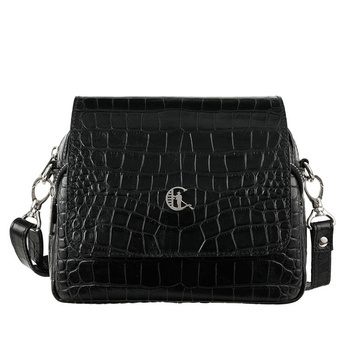 Skórzana listonoszka Canaletto z wzorem krokodyla – elegancja i funkcjonalność na co dzień TD655s121-A