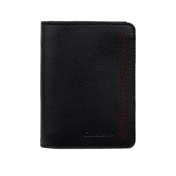 Skórzany Portfel Męski z perforacją Canaletto 11 kart PM1550s246-P60