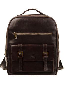 Uniwersalny plecak ze skóry naturalnej garbowanej roślinnie P450s269gr