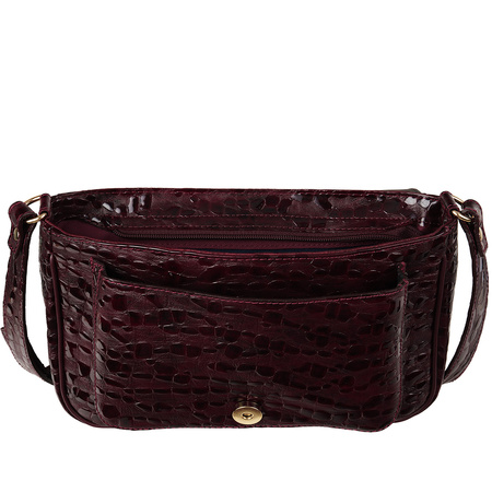 Torebka Skórzana Canaletto z fakturą kropli TD888s337