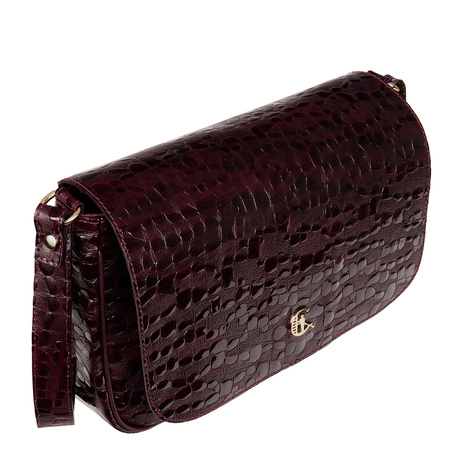 Torebka Skórzana Canaletto z fakturą kropli TD888s337