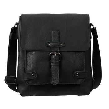 Męska torba na ramię Canaletto miękka skóra licowa i niklowane detale TM253