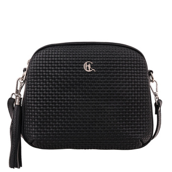 Skórzana listonoszka Canaletto z tłoczeniem plecionki – elegancja i funkcjonalność TD808s33t1