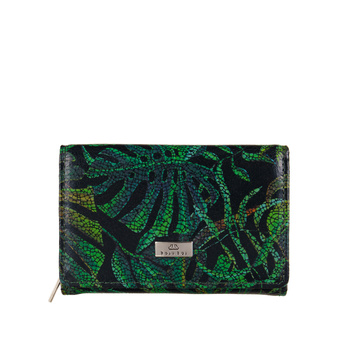 Portfel damski z suwakiem BajuBaj ze skóry naturalnej – styl i funkcjonalność PD1225cs161 RFID