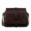 Torebka skórzana Canaletto z wzorem krokodyla TD690s1