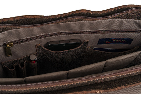 Duża torba męska skórzana Canaletto – laptop 15" TM262s344