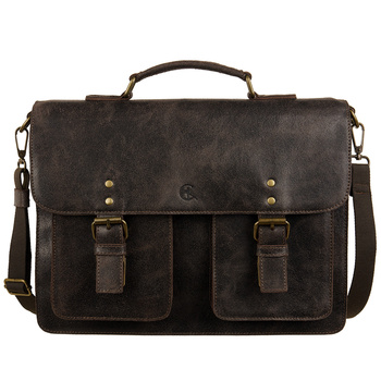 Torba męska skórzana Canaletto vintage laptop do 15″ TM530s344
