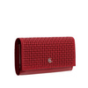 Duży czerwony portfel damski Canaletto ze skóry z tłoczeniem – styl i funkcjonalność PD1602s92t1 RFID