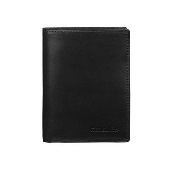 Czarny portfel skórzany męski Canaletto PM1555s163GR RFID