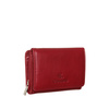 Czerwony portfel damski Canaletto ze skóry garbowanej roślinnie PD2003cs165 GR RFID