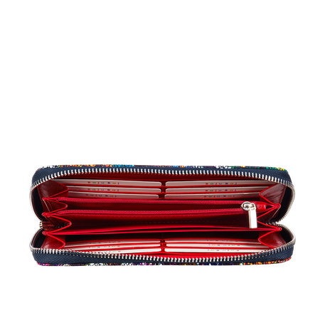 Skórzany Portfel Damski BajuBaj – Kolorowa Elegancja i Praktyczny Styl w Jednym PD090s13 RFID