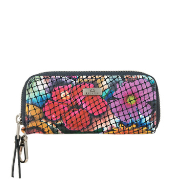 Etui na klucze BajuBaj z kolorowej skóry naturalnej – elegancja i srebrne detale ED010s155