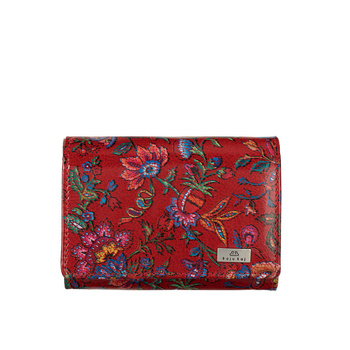 Czerwony portfel damski BajuBaj ze skóry licowej – kolorowy design i funkcjonalność PD1208s115