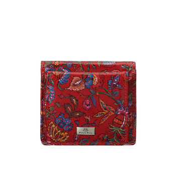 Czerwony portfel damski BajuBaj skórzany PD1008s115 Czerwony