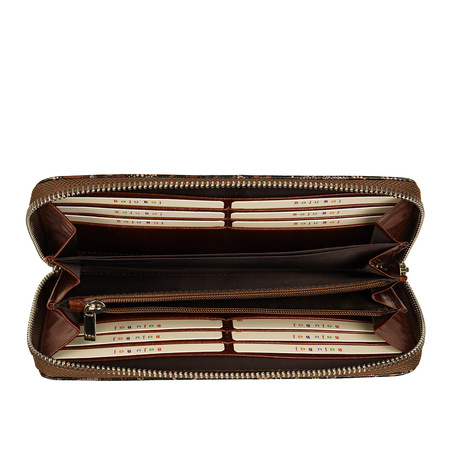 Duży Skórzany Portfel Damski BajuBaj PD090s171 RFID