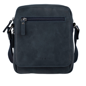 Męska torba skórzana Canaletto z klapką vintage TM151s58