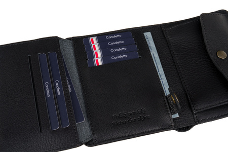 Skórzany Portfel Męski Canaletto 11 kart PM1550s246