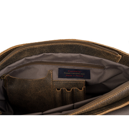 Torba męska Canaletto vintage skóra naturalna 14 cali TM258s235