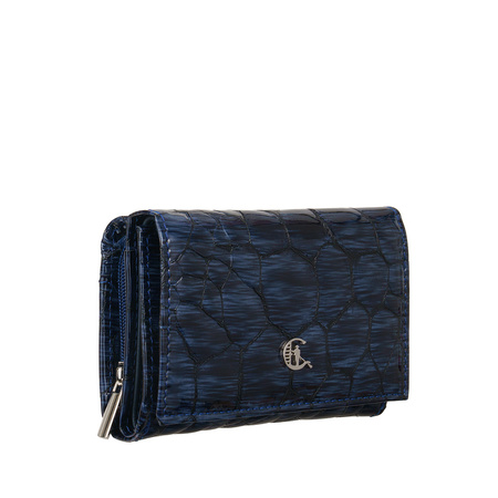 Skórzany portfel damski ze skóry lakierowanej Canaletto z RFID PD1225CS287 RFID