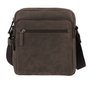 Torba skórzana męska Canaletto vintage TM335