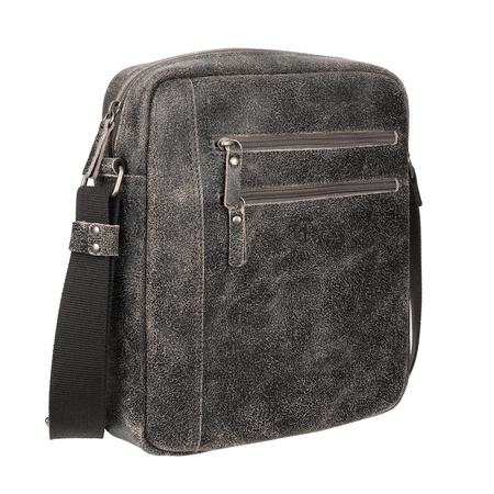 Torba męska skórzana Canaletto vintage szary TM380s342