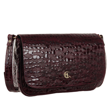 Torebka Skórzana Canaletto z fakturą kropli TD888s337