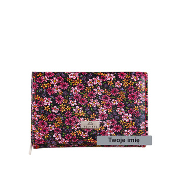 Portfel damski z grawerem na suwak BajuBaj skóra naturalna PD1225Cs82RFIDPS