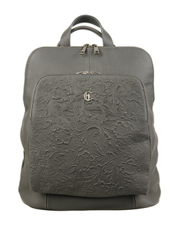 Torbo-plecak damski Canaletto z tłoczeniem w kwiaty TPD490s28t4