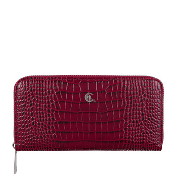 Duży Portfel Damski ze Skóry z Wzorem Krokodyla – Luksusowy Design i Funkcjonalność PD090s162 RFID