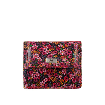 Mały portfel skórzany BajuBaj czerwony PD1055Cs82 RFID