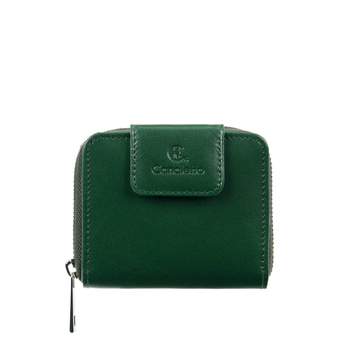 Skórzany portfel damski Canaletto z naturalnej skóry licowej - elegancki i wszechstronny PD1023s31GR RFID