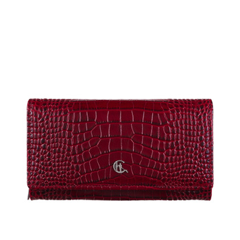 Portfel skórzany damski Canaletto ze skóry z wzorem krokodyla – ochrona RFID i wyjątkowy styl PD1634s162 RFID
