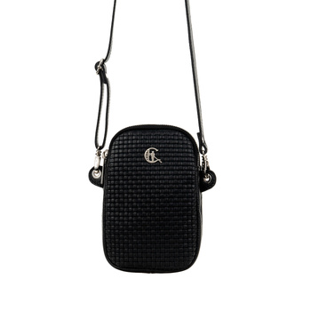 Mała torebka Canaletto ze skóry naturalnej na telefon z tłoczeniem TD670s33t1