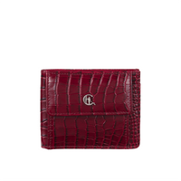 Mały portfel skórzany Canaletto z wzorem krokodylej skóry PD1055cs162 RFID