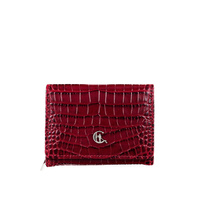 Mały portfel damski Canaletto ze skóry tłoczonej na wzór krokodyla – elegancja i bezpieczeństwo RFID PD2003s162 