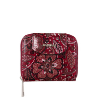 Dwustronny czerwony portfel damski BajuBaj ze skóry naturalnej PD1026cs167