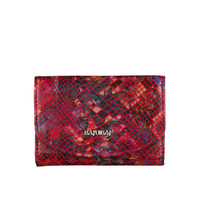 Czerwony portfel damski BajuBaj – nowoczesne wykonanie, funkcjonalność i styl PD1201cs170 RFID