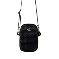 Mała torebka Canaletto ze skóry naturalnej na telefon z tłoczeniem TD670s33t1